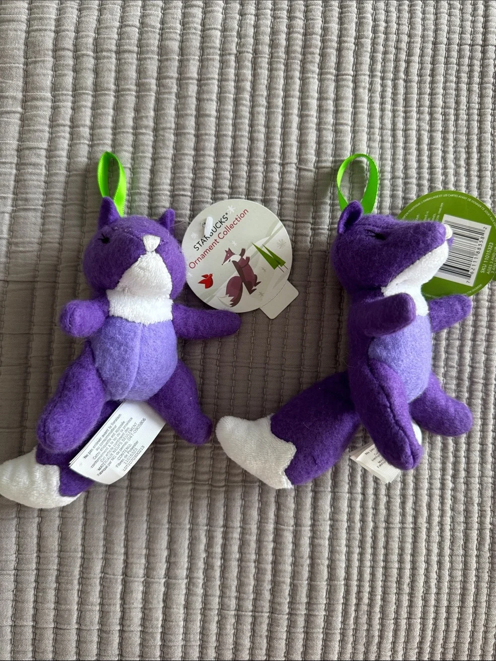 Starbucks Ornaments Collection 2011 Fox Ornament bundle NWT